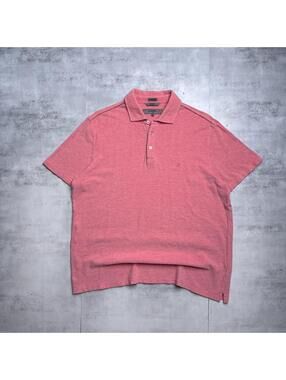 Y2K Givenchy Red Pink Polo Shirt